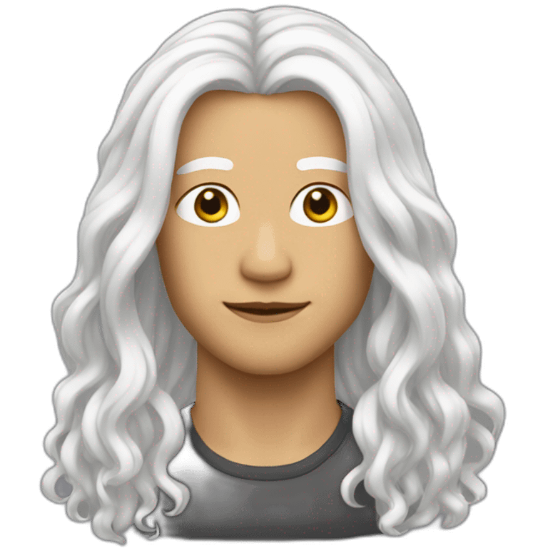 Sasha - men - white - long hair - LGBT emoji