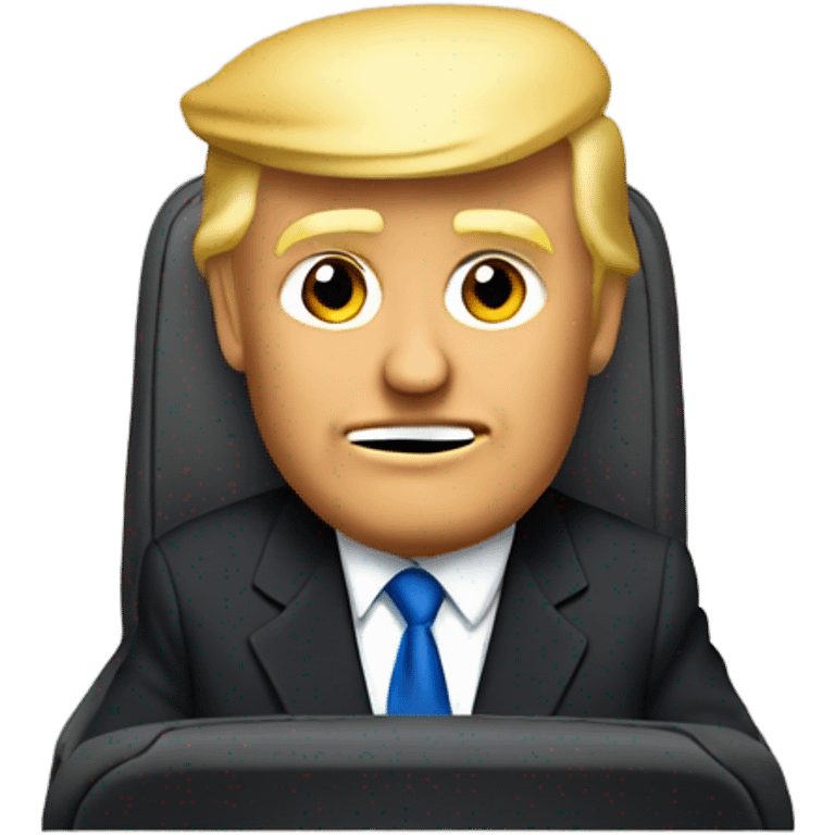 Trump Driving emoji