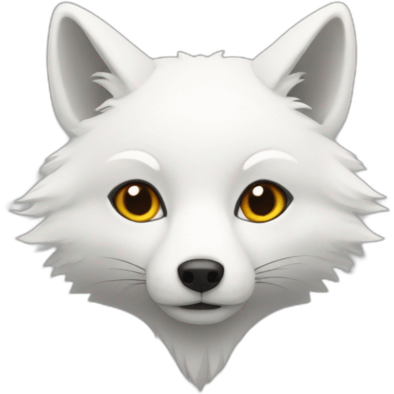 white fox emoji