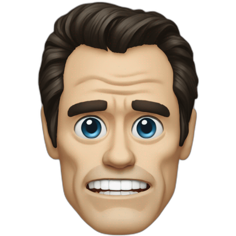 Jim Carrey-rubio-ojos azules -zombie emoji