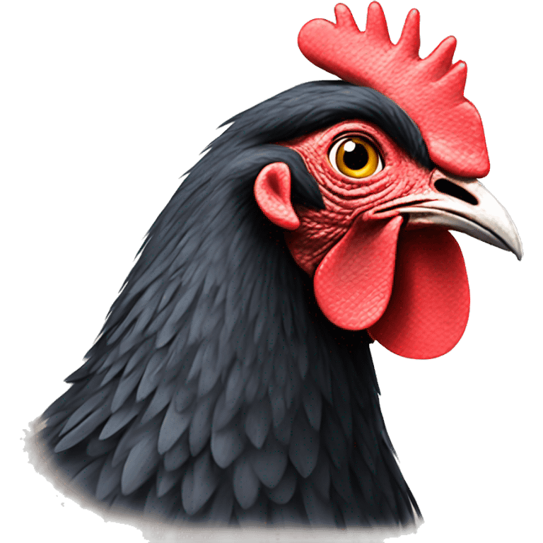 Gallina negra emoji