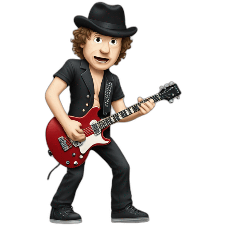 Angus Young on stage emoji