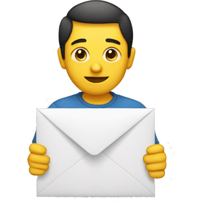 person holding envelope emoji