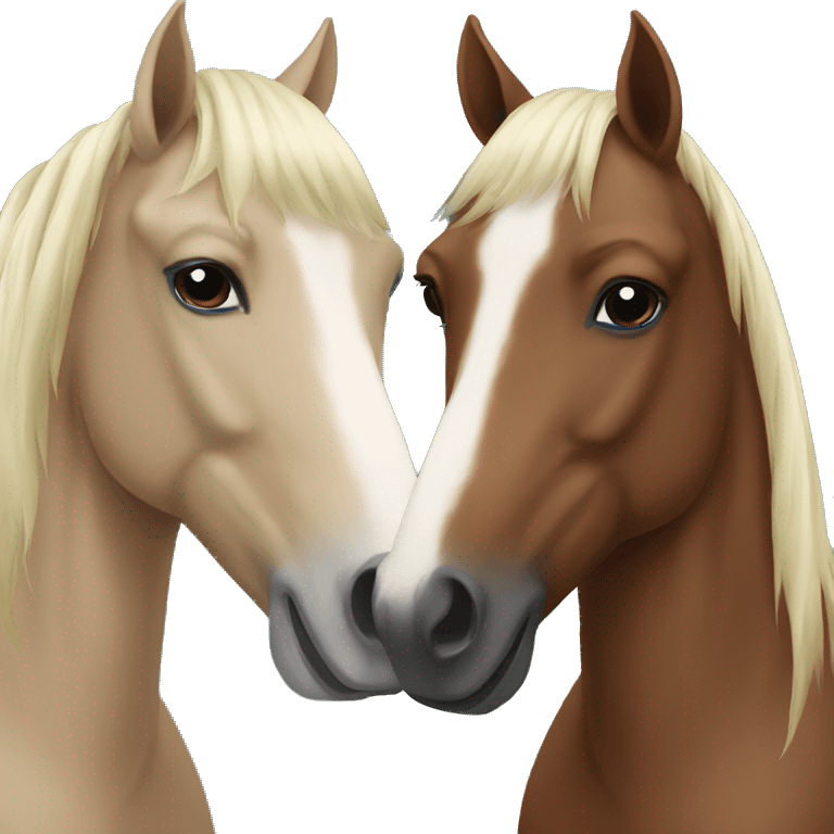 Horses emoji