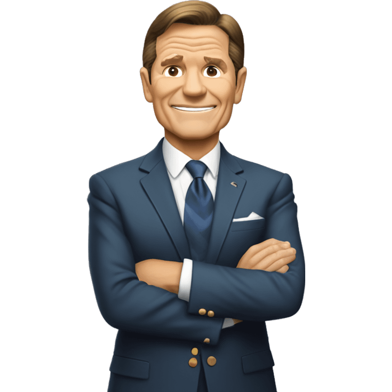 Kenneth Copeland with crossed arms  emoji