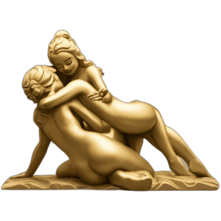 Kamasutra posistion statues emoji