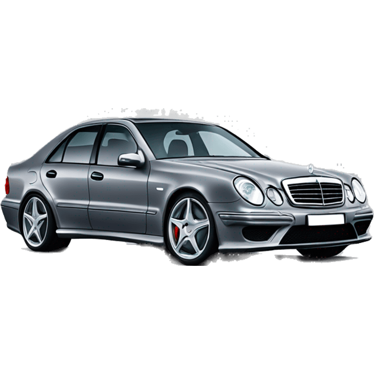 mercedes amg e55 grey front facing emoji