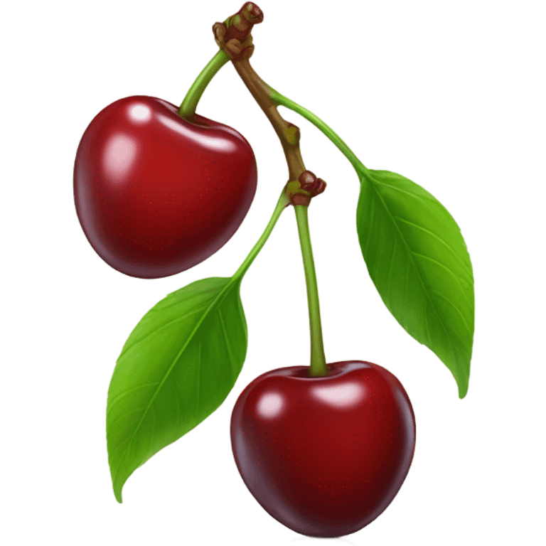 Two juicy cherry’s emoji