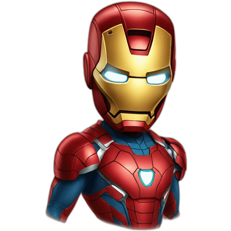 Iron man plus spiderman emoji