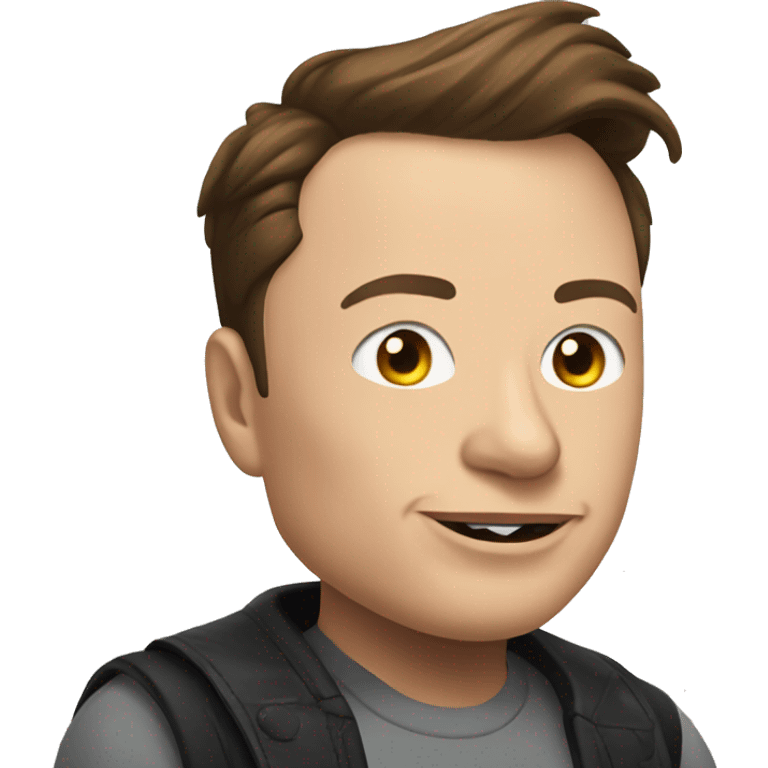 Elon Musk na lua emoji