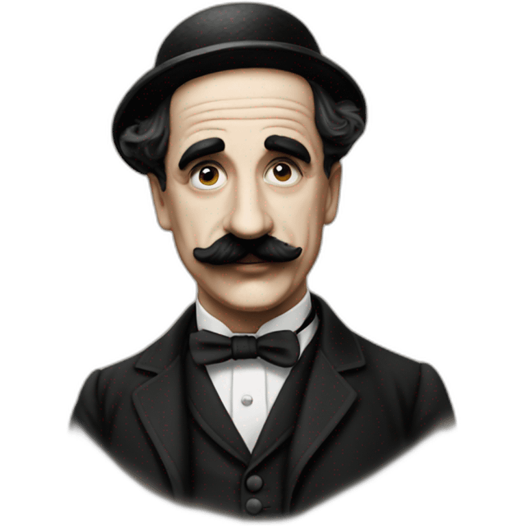 Moustache Charlie chaplin emoji