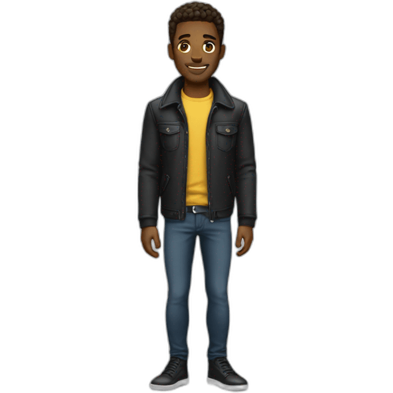 Fashionable, good looking guy emoji