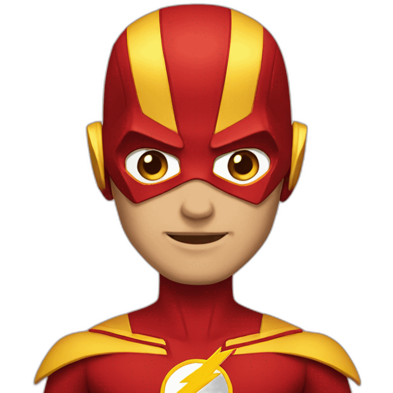 Flash barry allen costume emoji