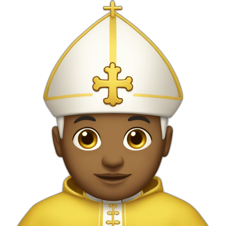 Pope-john-paul-baby-yellow-skin emoji