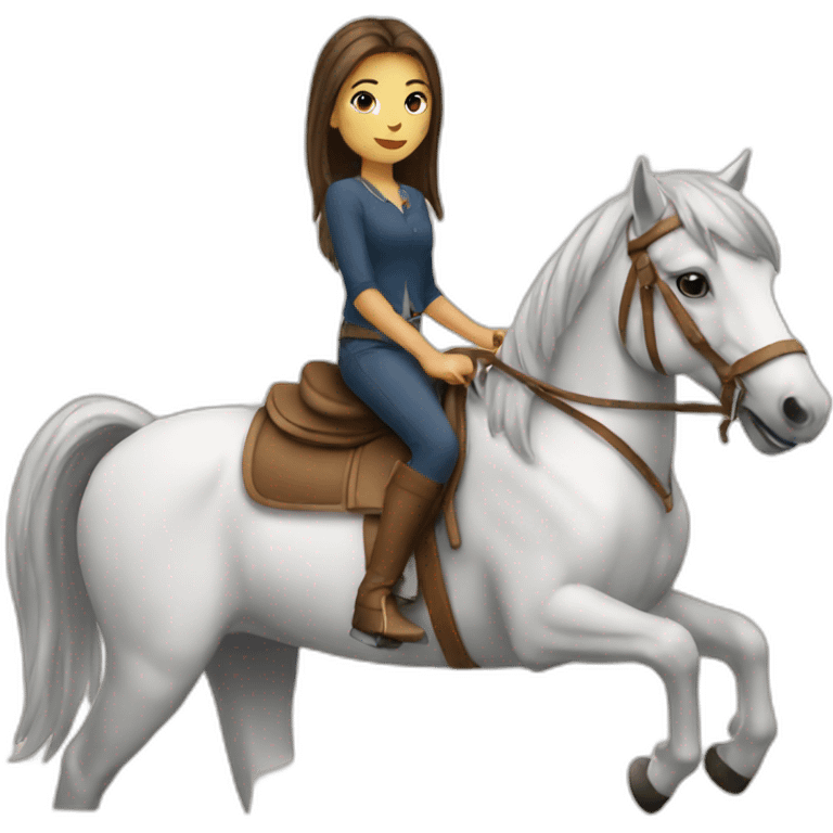 girl on horse emoji