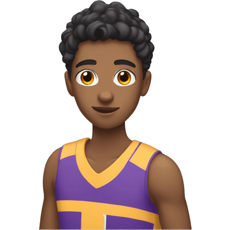 teenage nonbinary character who likes sports emoji