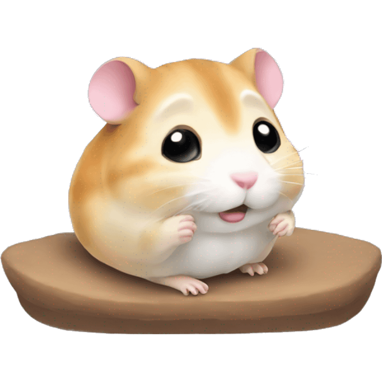 Hamster saying goodnight emoji