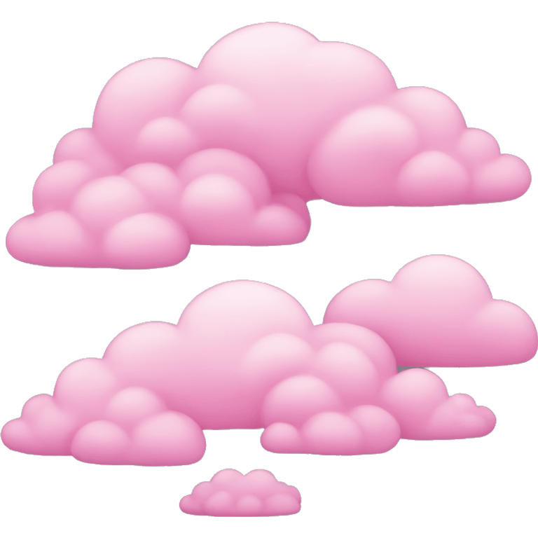 Pink clouds emoji