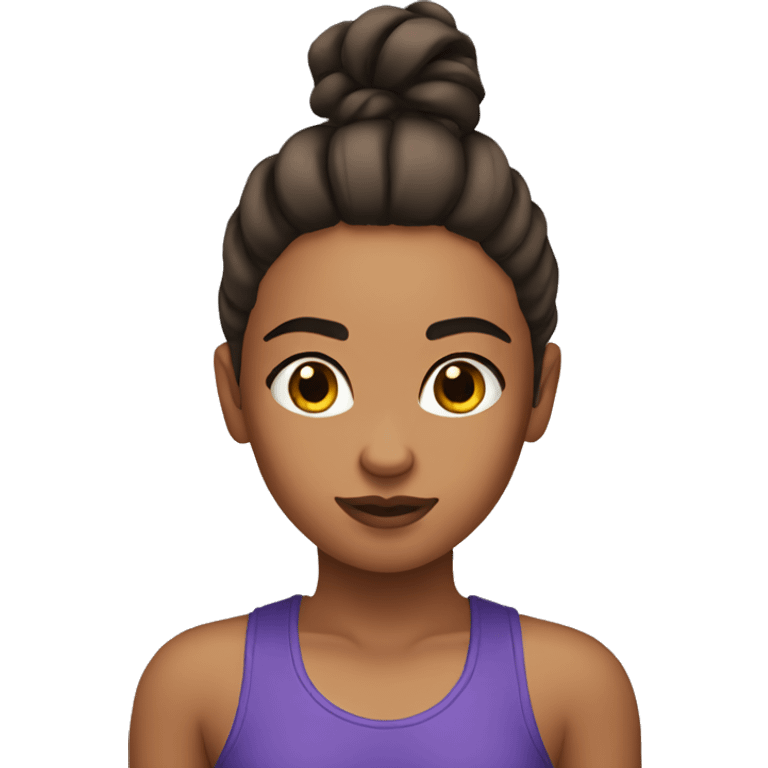 gym brow hair girl emoji