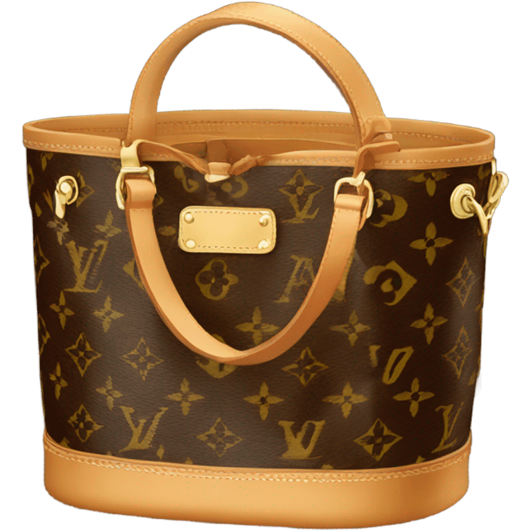 Louis Vuitton Bucket bag emoji