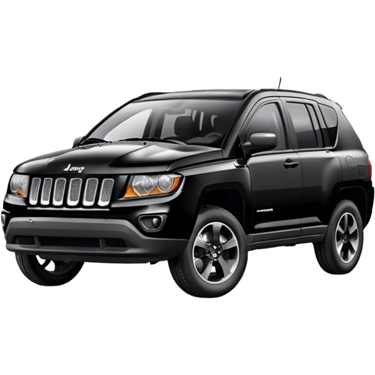 Black jeep compass  emoji