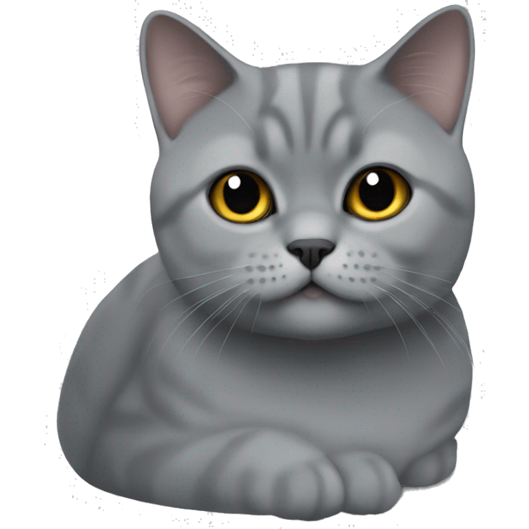 British shorthair grey emoji