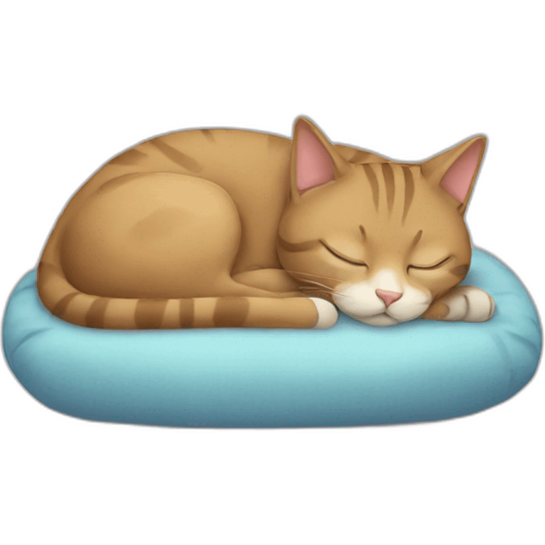 Sleeping cat emoji