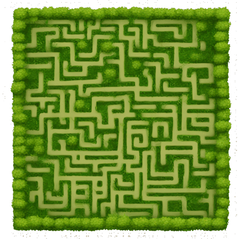 Bush maze emoji