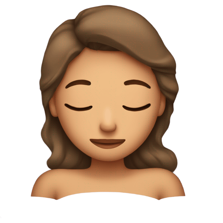 girl sleeping in bed  emoji