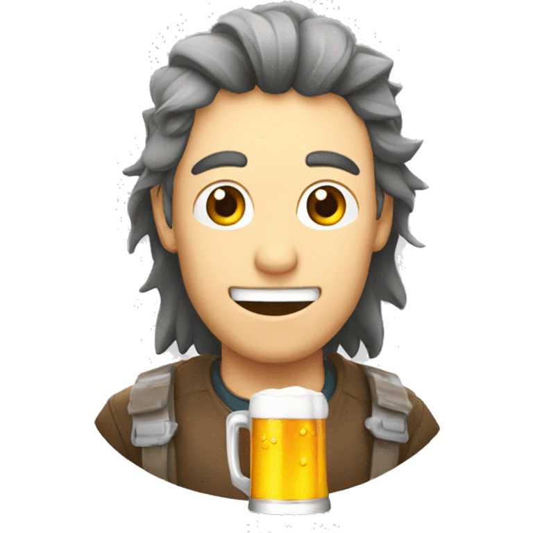 Inoxtag qui boit de la bière emoji