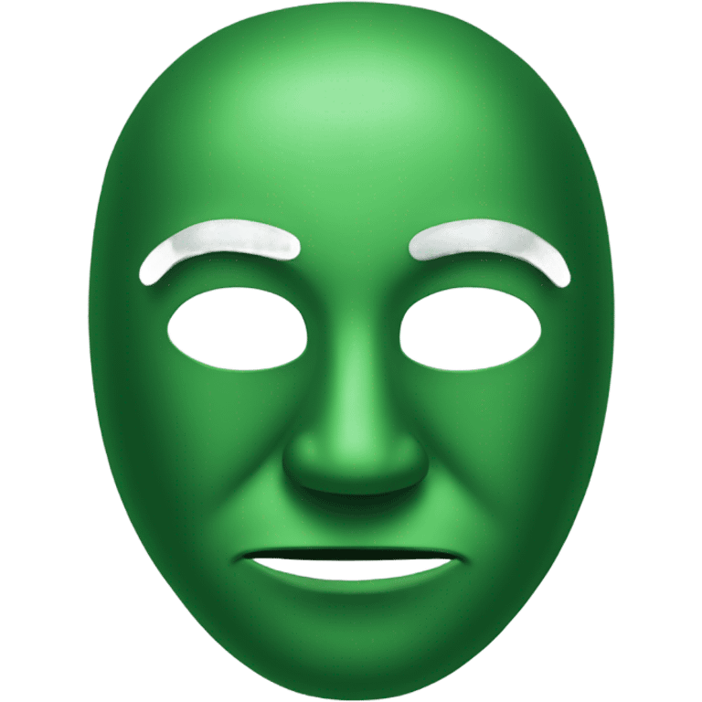 green mask  emoji