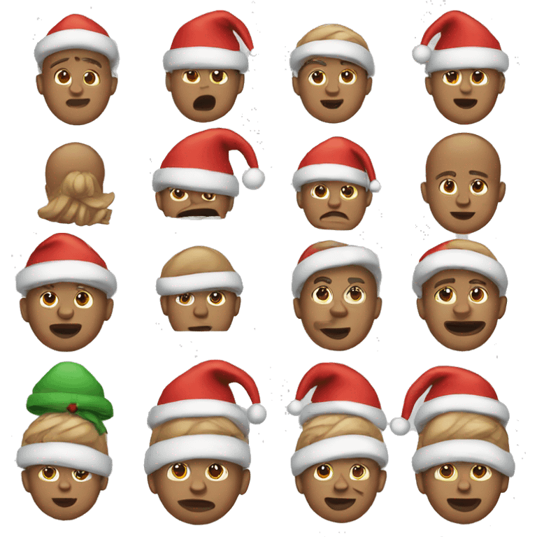 christmas emojis emoji