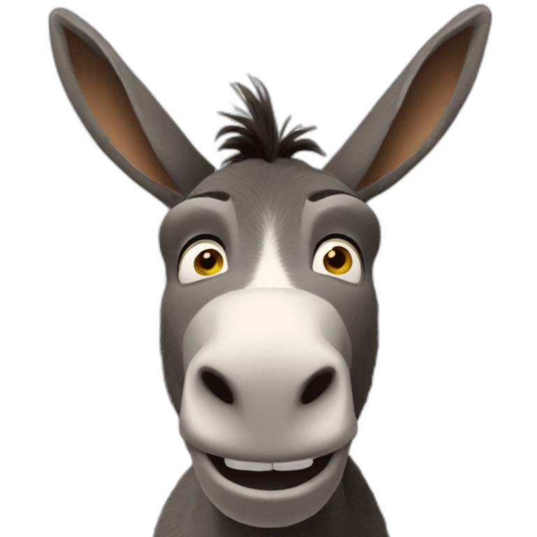 Donkey from shrek emoji