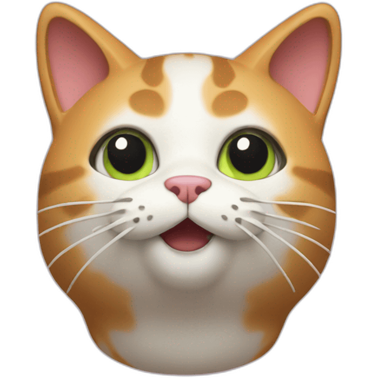 3d cat emoji