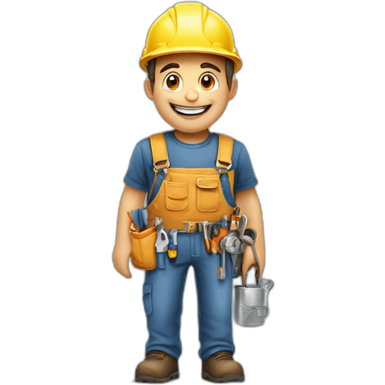 happy-repairman-appliance emoji