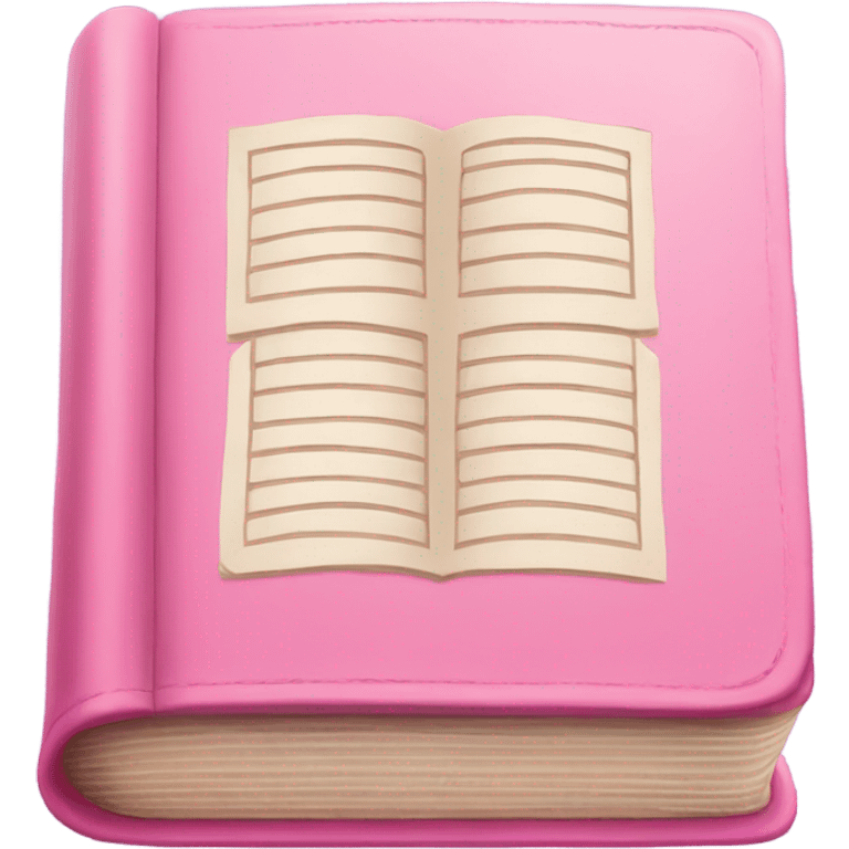 Pink bible emoji