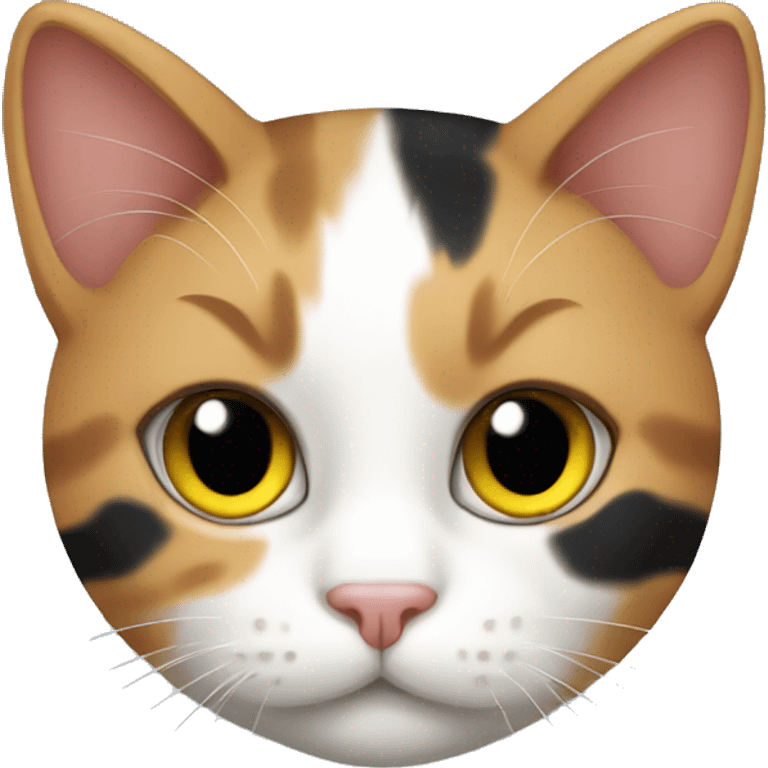 tricolor cat emoji