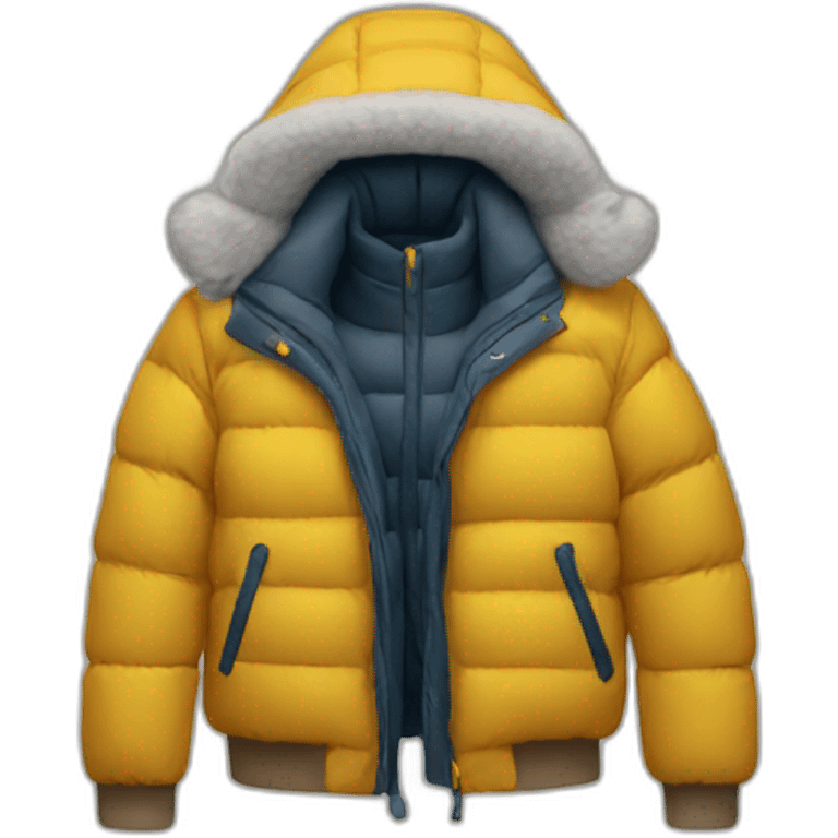 Down jacket emoji