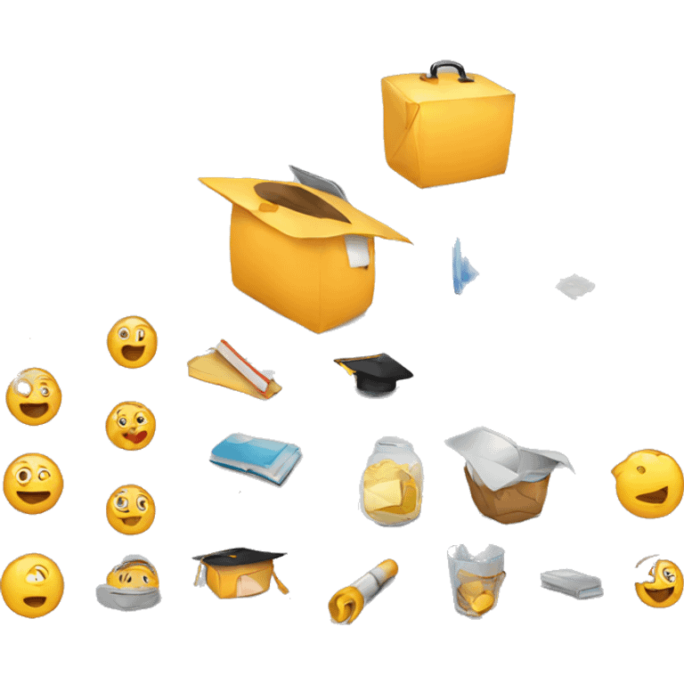 Online educational course emoji