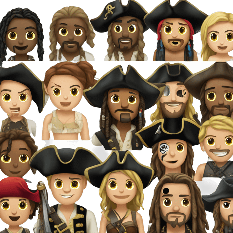 Pirates of the Caribbean movies  emoji