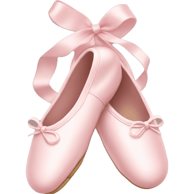 Pale pink ballet shoes emoji