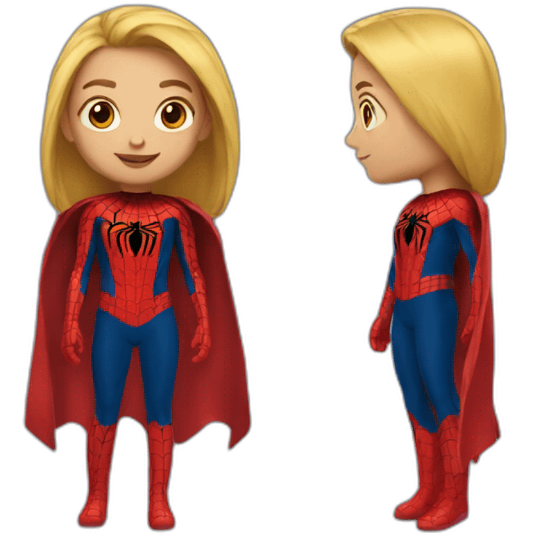 Spidrman girl  emoji