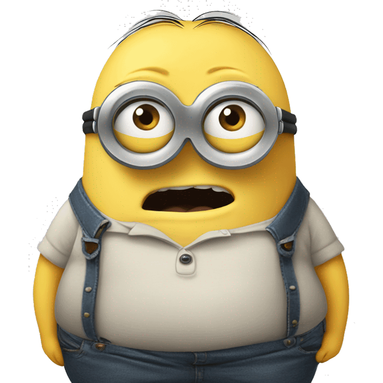 despicable minion obese  emoji