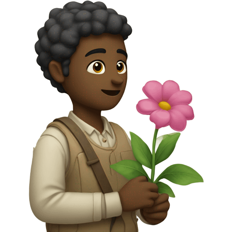 cosí with a flower  emoji