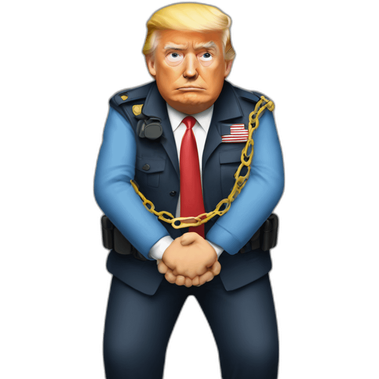 trump-in-handcuffs emoji