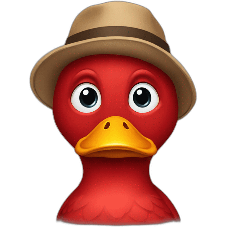 red-duck emoji