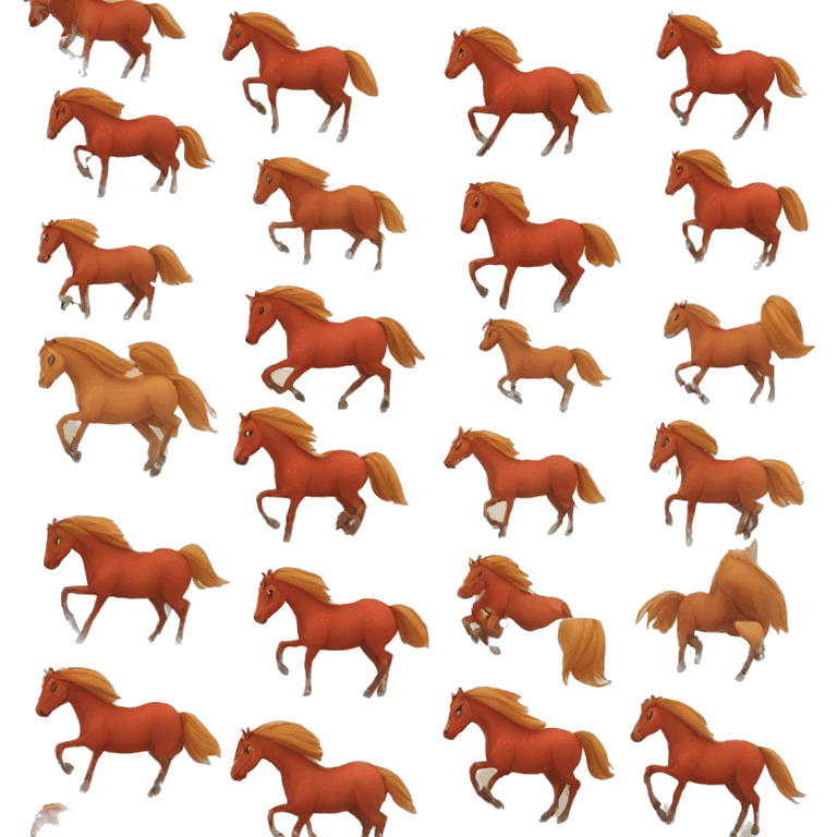 red horse emoji