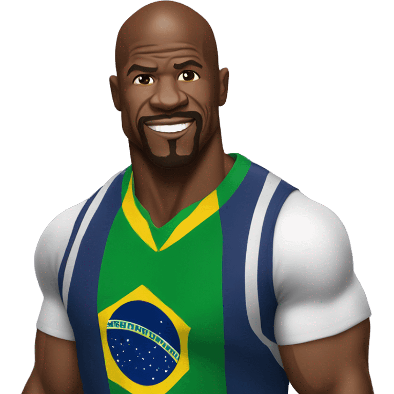 actor Terry Crews from everyone hates Cris with the Brazil shirt. emoji