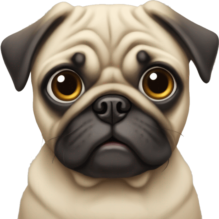 Pug dog emoji