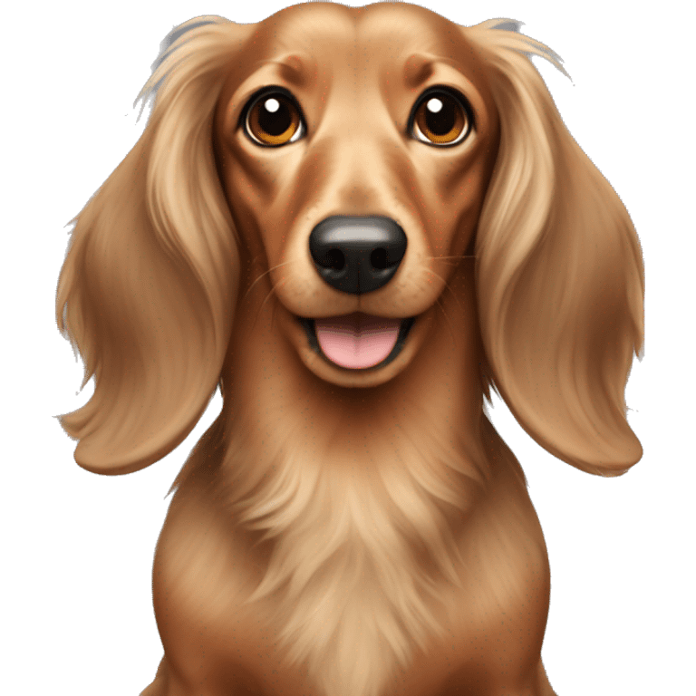 longhaired dachshund emoji